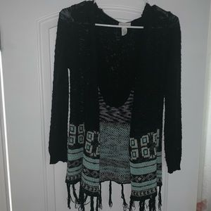 cardigan/boho vest